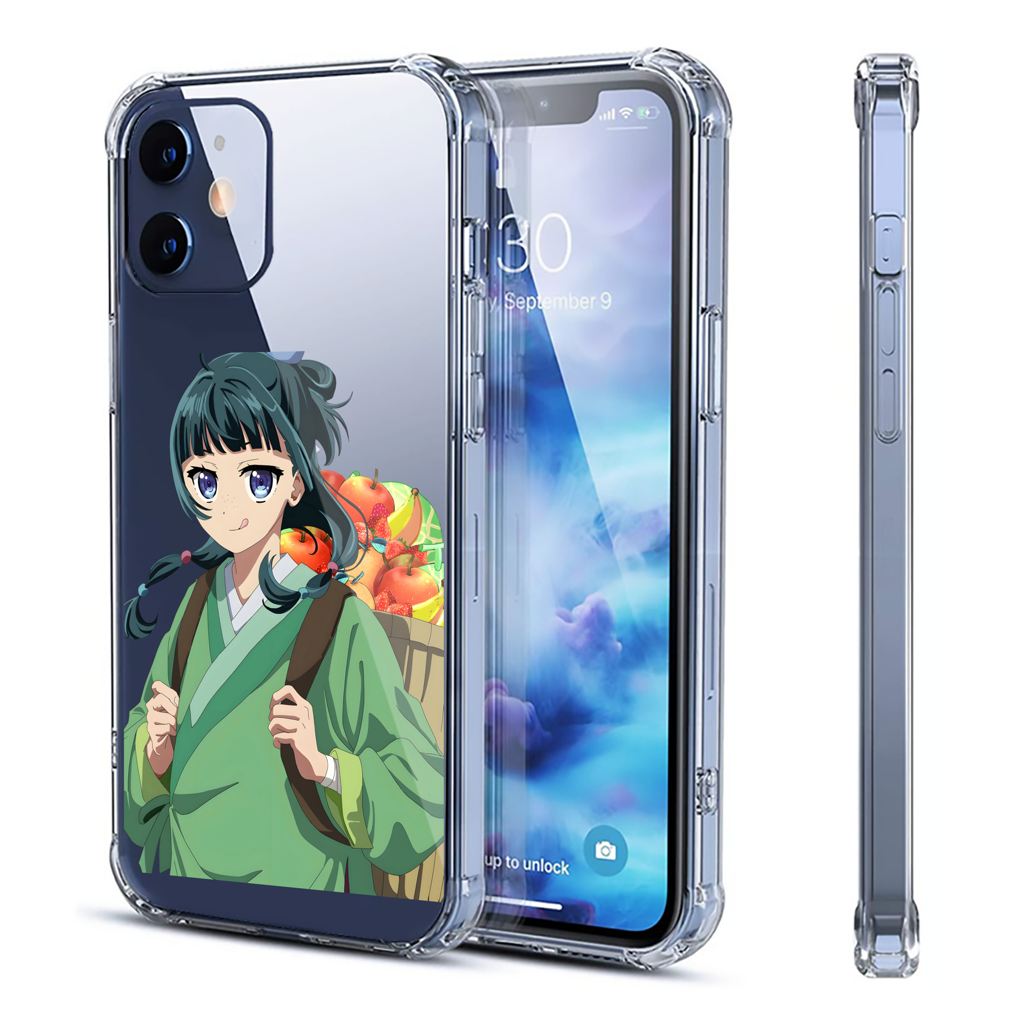（画像用） 薬屋のひとりごと The Apothecary Diaries 【iPhone 12シリーズ対応】透明スマホケース（クリアソフトケース）